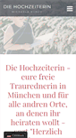 Mobile Screenshot of diehochzeiterin.com